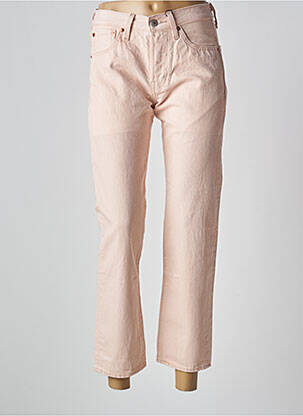 Blugi cu croială dreaptă roz LEVIS femeie