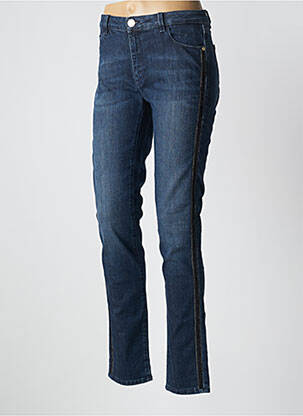 Blugi cu croială slim elasticitate mărime normală albastru TRUSSARDI JEANS femeie