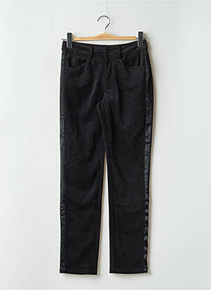 Pantalon slim elasticitate mărime normală negru SEE U SOON femeie