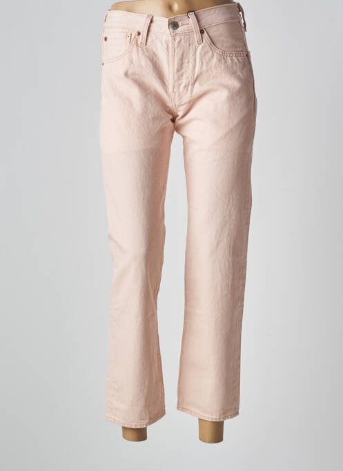 Blugi cu croială dreaptă roz LEVIS femeie