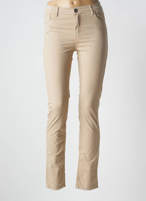 Pantalon slim bej TRUSSARDI JEANS femeie