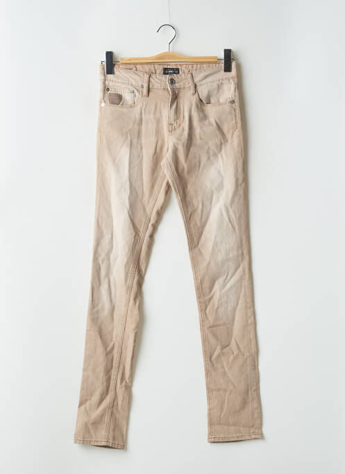 Blugi cu croială slim maro APRIL 77 femeie