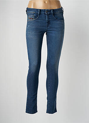 Blugi skinny elasticitate talie joasă albastru DIESEL femeie