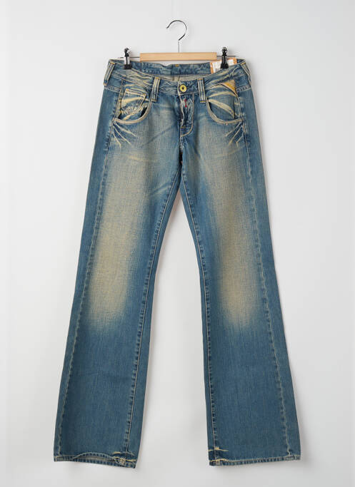 Blugi cu croială evazată albastru REPLAY femeie