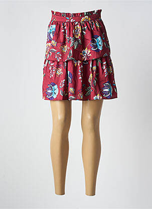 Fustă scurtă roșu NAF NAF femeie