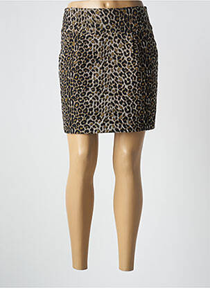 Fustă scurtă maro NAF NAF femeie