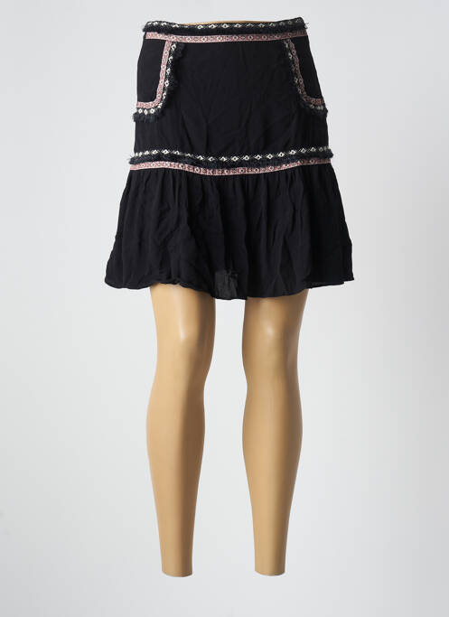 Fustă scurtă negru NAF NAF femeie