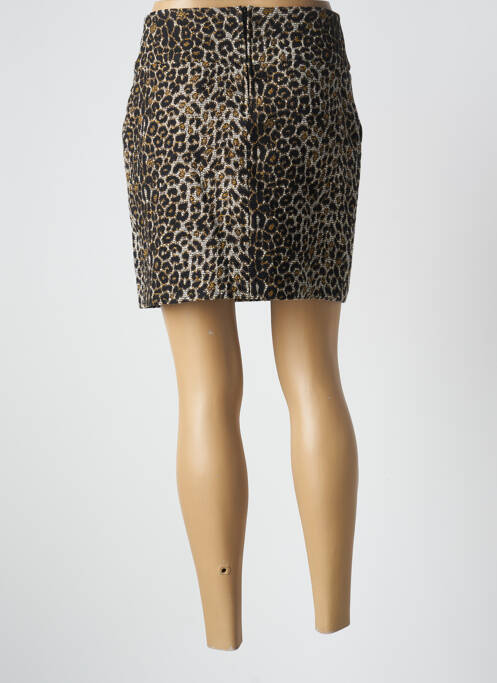 Fustă scurtă maro NAF NAF femeie