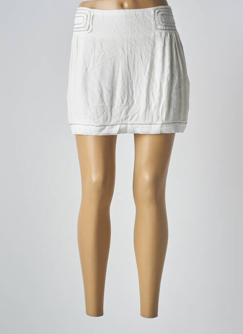 Fustă scurtă alb SEE U SOON femeie