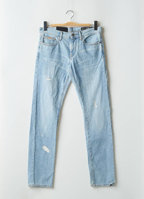 Blugi cu croială slim albastru ARMANI EXCHANGE bărbat