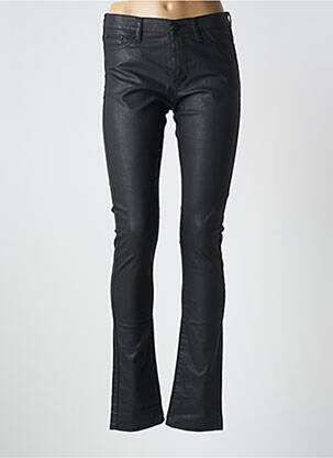 Pantalon slim țesătură acoperită mărime normală negru THE KOOPLES femeie