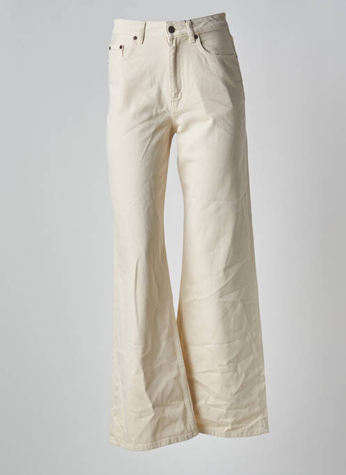 Blugi cu croială evazată bej THE KOOPLES femeie