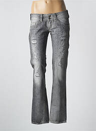 Blugi bootcut buzunare gri BSB femeie