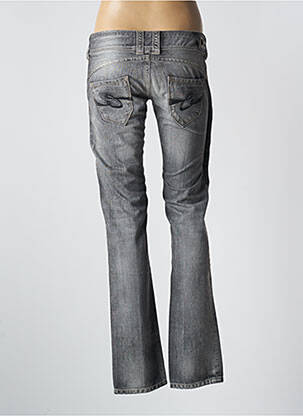 Blugi bootcut buzunare gri BSB femeie