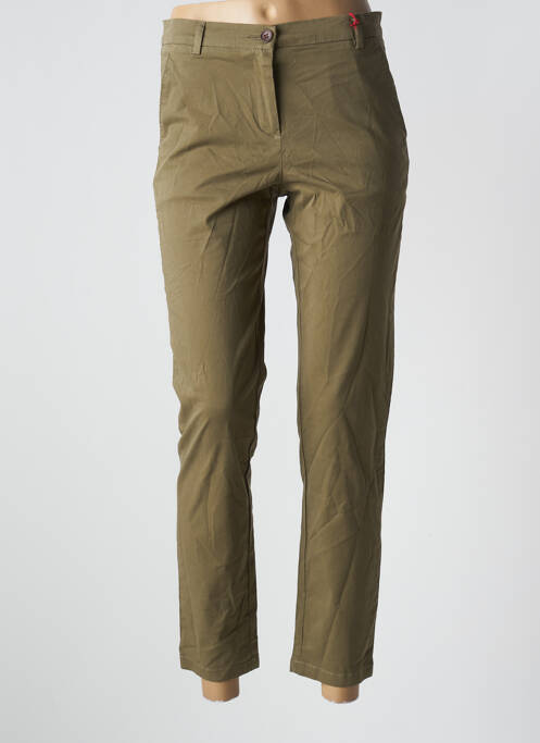 Pantalon 7/8 verde CYRILLUS femeie