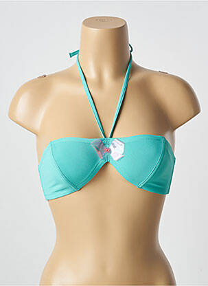 Sutien de costum de baie elasticitate top bentiță albastru PRINCESSE TAM-TAM femeie