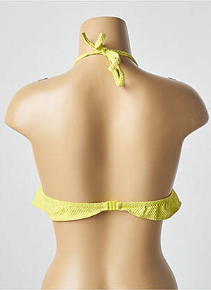 Sutien de costum de baie elasticitate top triunghiuri verde PRINCESSE TAM-TAM femeie
