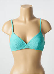Sutien de costum de baie elasticitate top triunghiuri albastru PRINCESSE TAM-TAM femme