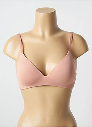 Sutien efect material satinat top sutien modelat roz PASSIONATA femeie