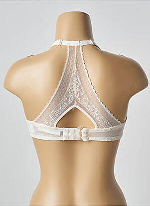 Sutien efect material satinat top sutien modelat bej PASSIONATA femeie
