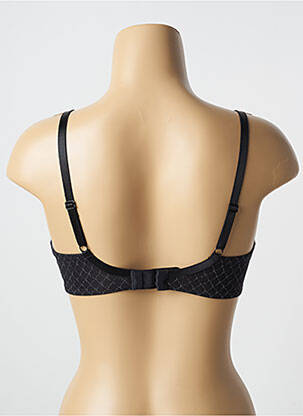Sutien efect material satinat top sutien modelat negru PASSIONATA femeie