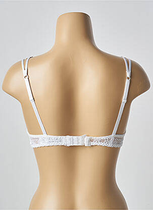 Sutien efect material satinat top sutien modelat alb PASSIONATA femeie
