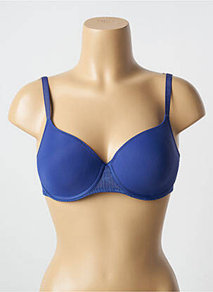 Sutien efect material satinat top sutien modelat albastru PASSIONATA femeie