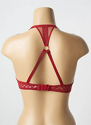Sutien efect material satinat top sutien modelat roșu PASSIONATA femeie