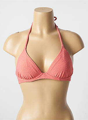 Sutien de costum de baie elasticitate sutien cupe întregi cu decolteu înalt roz PRINCESSE TAM-TAM femeie