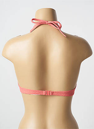 Sutien de costum de baie elasticitate sutien cupe întregi cu decolteu înalt roz PRINCESSE TAM-TAM femeie
