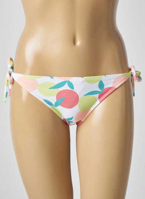 Chiloți de baie alb PRINCESSE TAM-TAM femeie