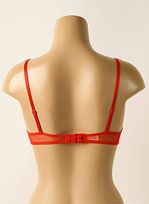 Sutien efect material satinat top sutien modelat roșu AUBADE femeie