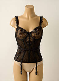 Corset ușoară și transparentă negru AUBADE femme