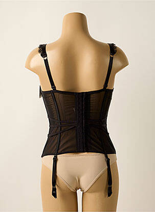 Corset broderie negru AUBADE femeie