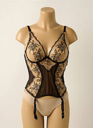 Corset ușoară și transparentă negru AUBADE femme