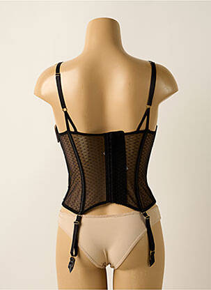 Corset broderie negru AUBADE femeie