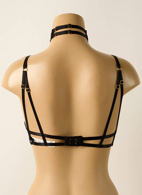 Sutien ușoară și transparentă sutien cupe întregi cu decolteu înalt negru AUBADE femme