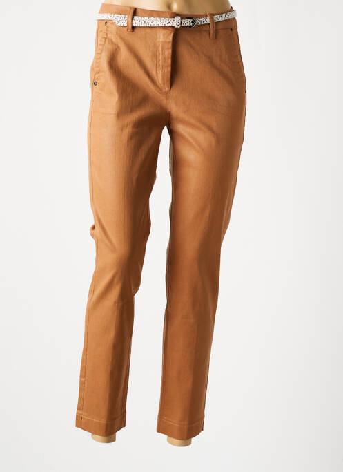 Pantalon chino maro C'EST BEAU LA VIE femeie