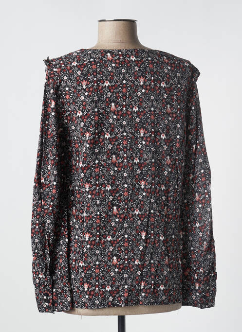 Cămașă imprimeu floral mâneci lungi negru C'EST BEAU LA VIE femme