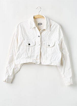 Jachete casual buzunare alb ZARA femeie