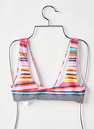Sutien de costum de baie elasticitate top triunghiuri roșu ASOS femeie