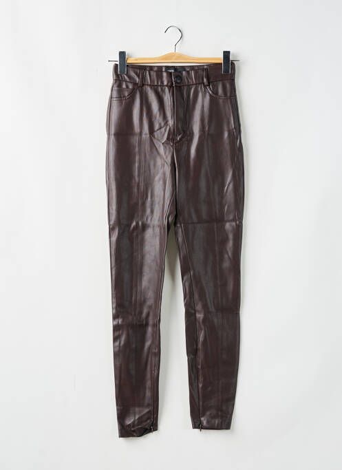 Pantalon slim maro ZARA femeie
