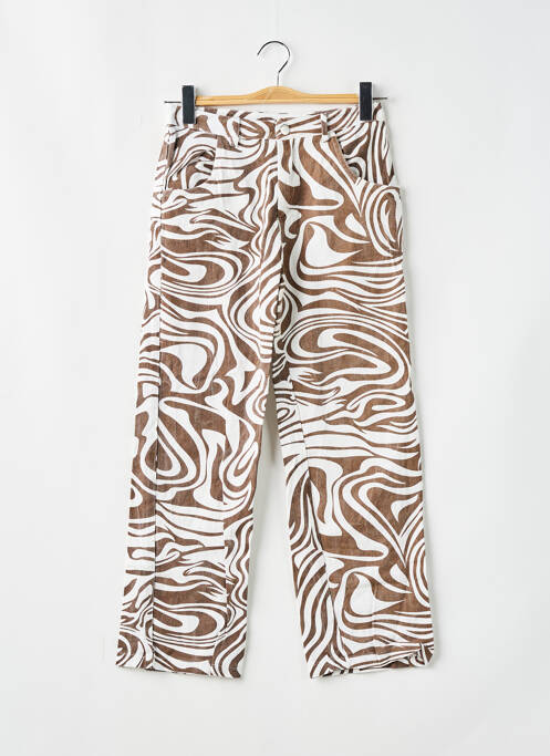 Blugi cu croială dreaptă mărime normală mărime normală maro SANS MARQUE femme