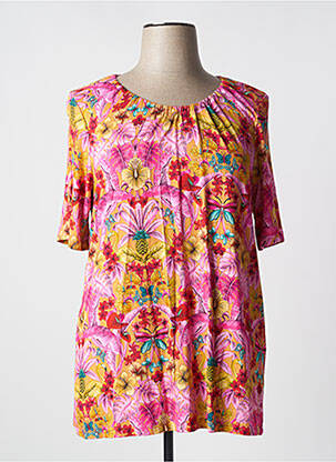 Tunică mâneci scurte roz SEE YOU femeie