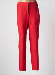 Pantalon slim talie elastică mărime normală roșu MERI & ESCA femme