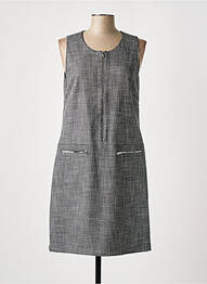 Rochie midi fără mâneci fără mâneci gri GD femme