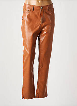 Pantalon slim talie înaltă talie înaltă maro ESQUALO femeie