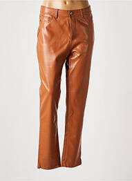 Pantalon slim buzunare talie înaltă maro ESQUALO femeie