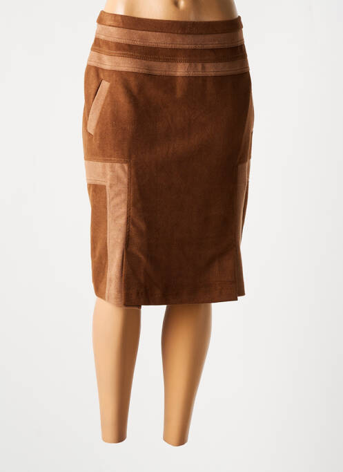 Fustă midi maro MERI & ESCA femeie