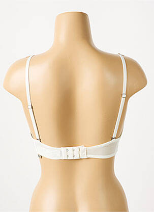 Sutien efect material satinat top sutien modelat bej TRIUMPH femeie